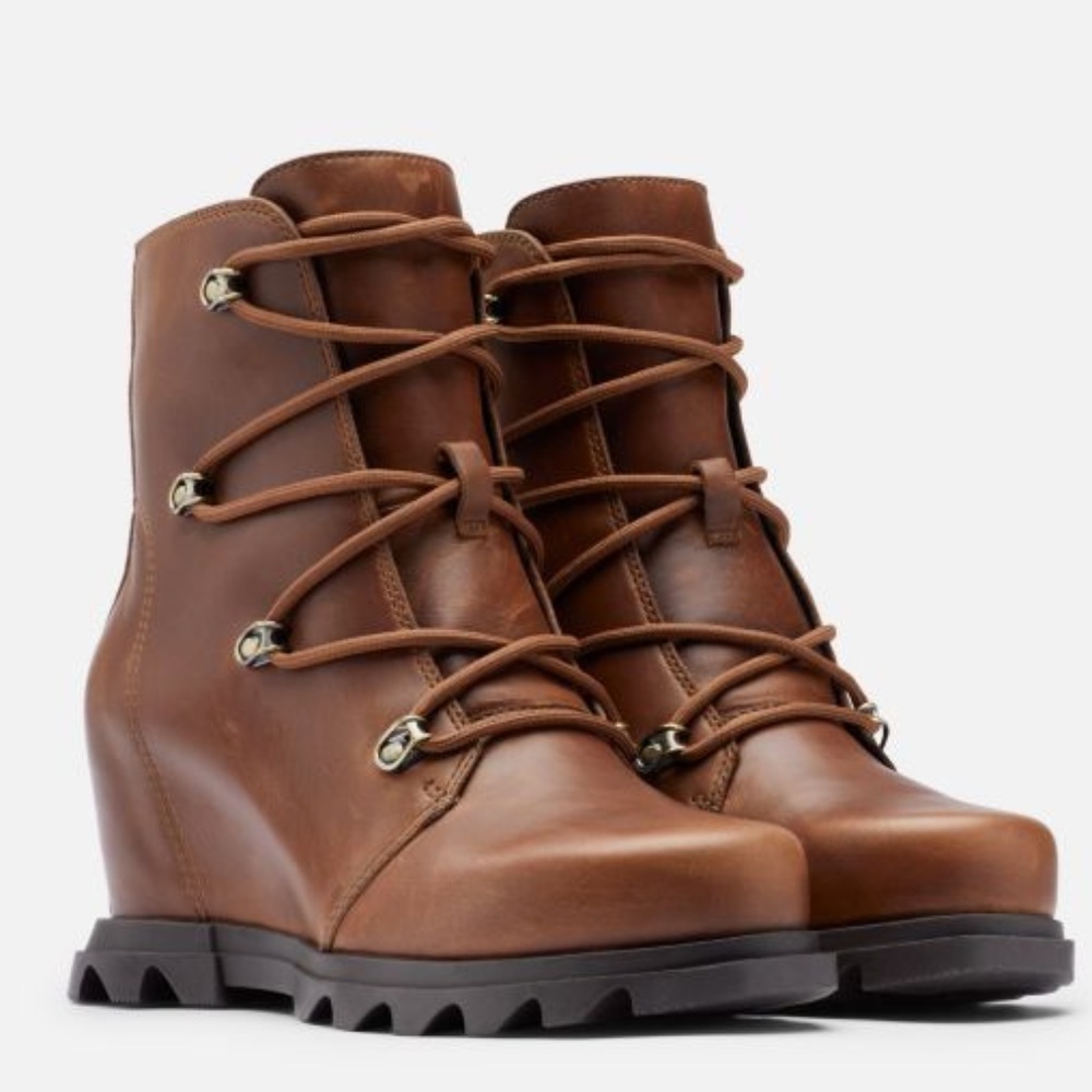 SOREL JOAN OF ARCTIC WEDGE III LACE BOOTIE - Picture 2 of 11
